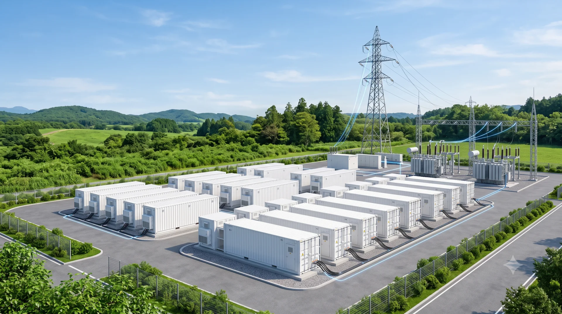 系統用蓄電池の設置イメージ